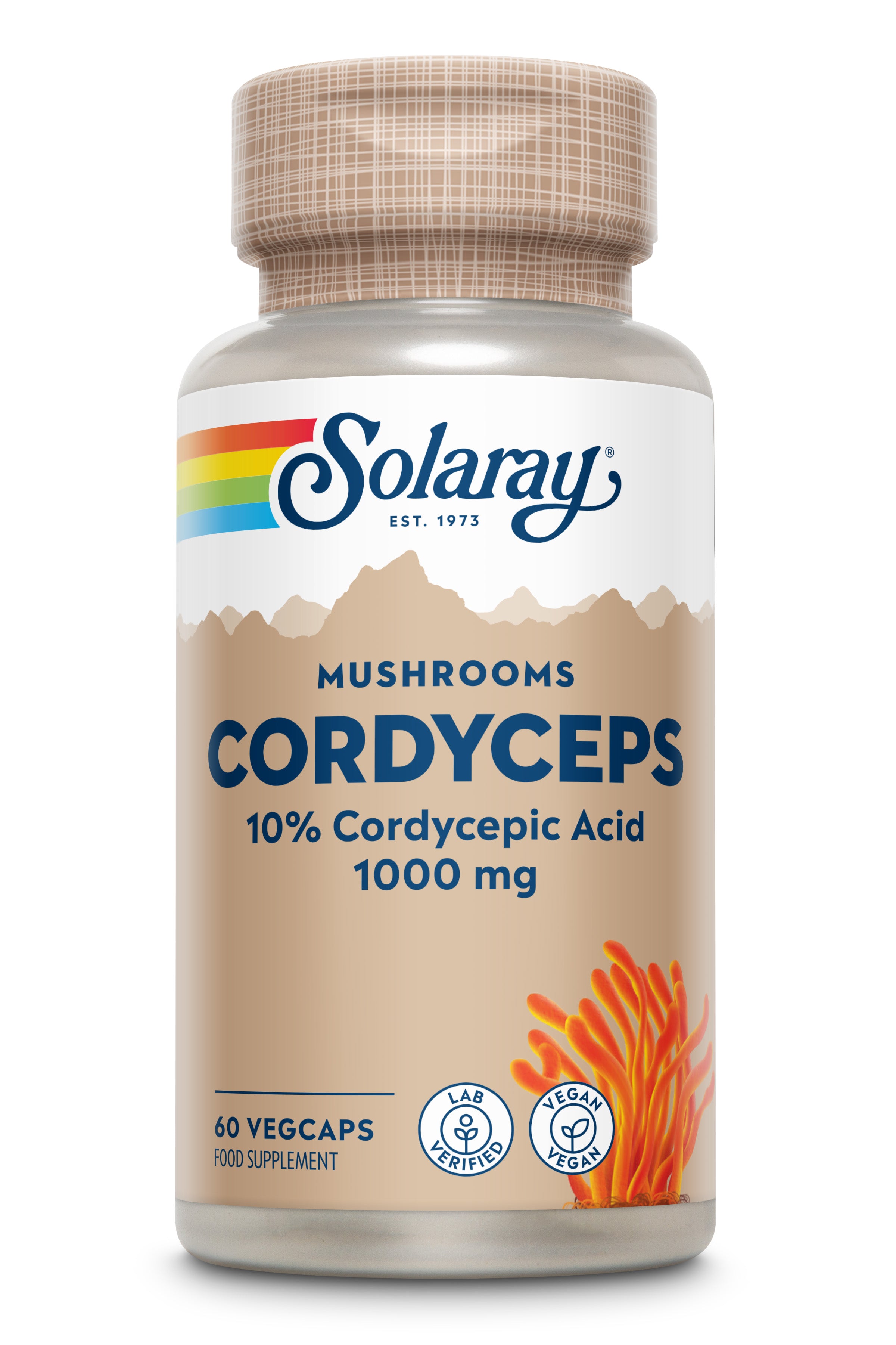 Solaray Cordyceps Mushroom Complex 60 Vcap