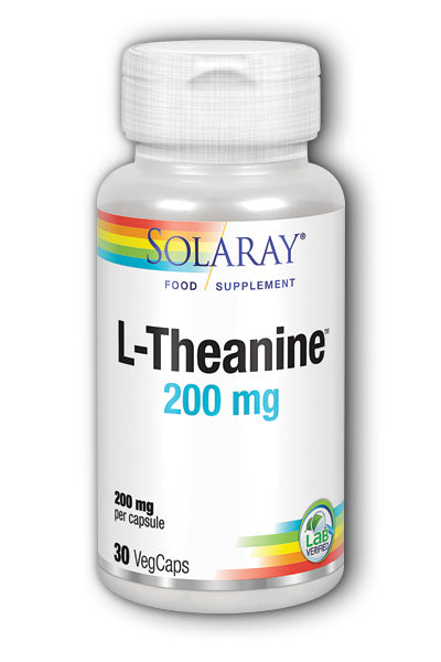 Solaray L-Theanine - 200mg  30 Vcaps