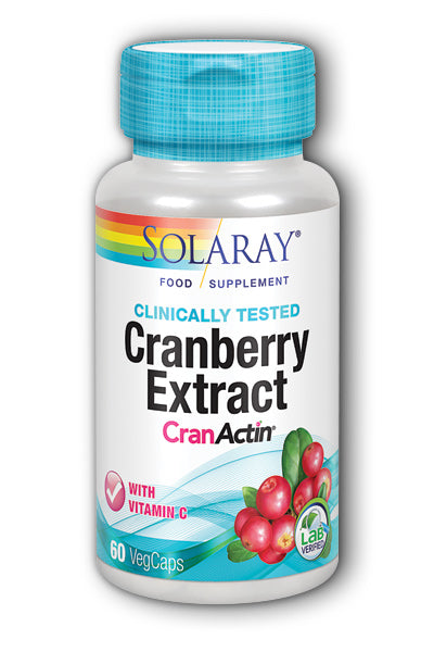 Solaray CranActin, Cranberry Extract, Vegan Capsules, 400mg