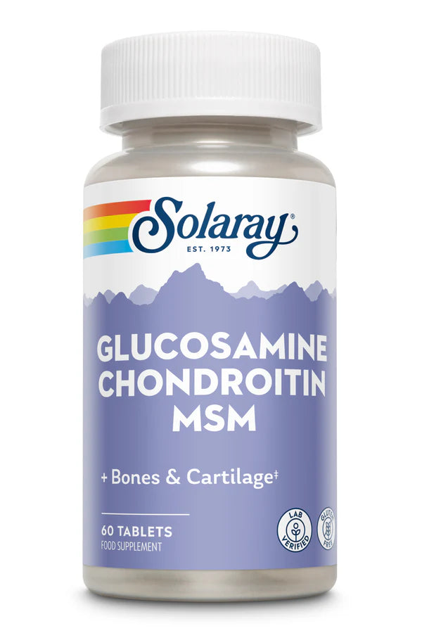 Solaray Glucosamine Chondroitin MSM Tablets