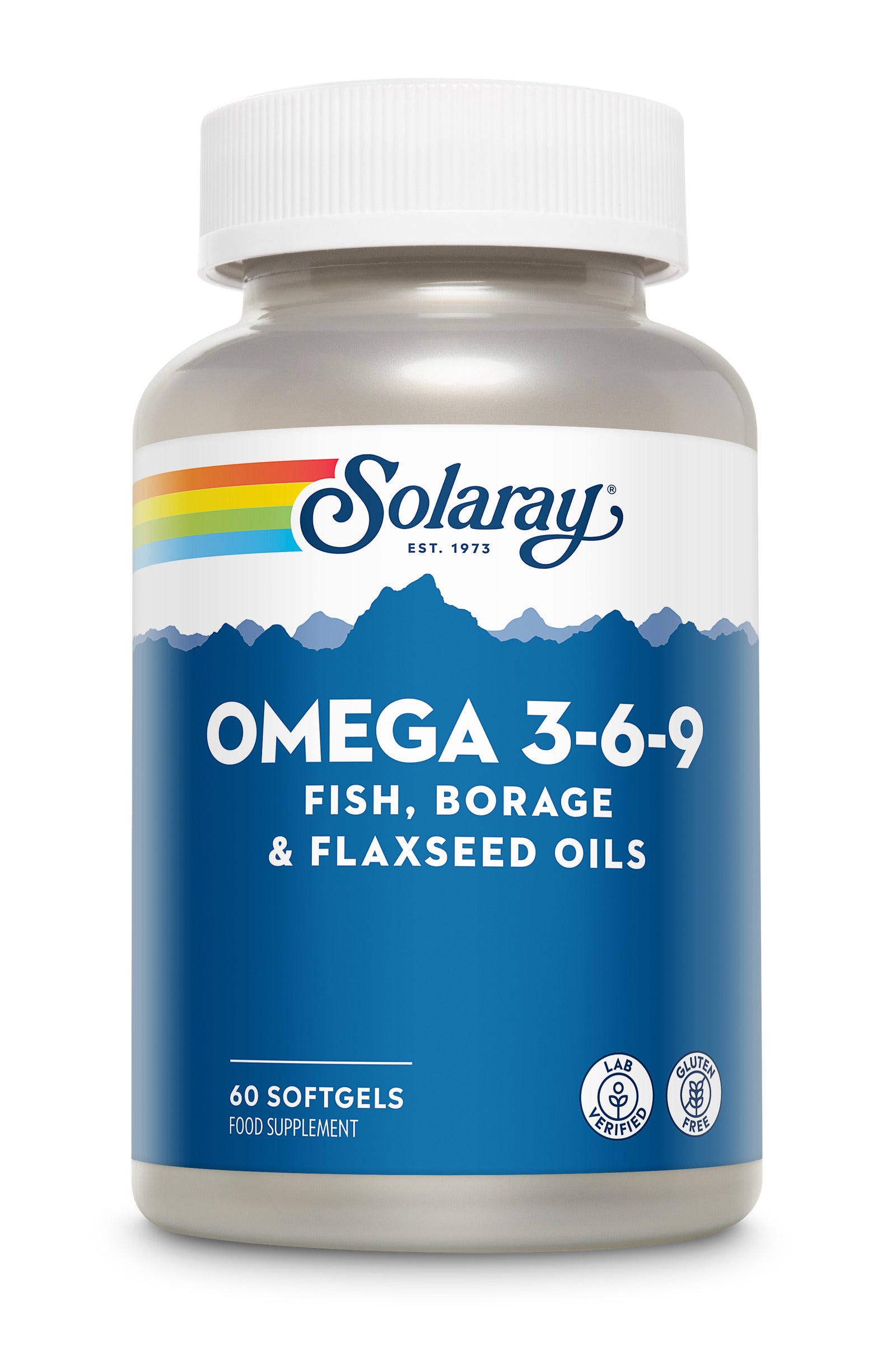 Solaray Omega 3-6-9, 60 Softgels